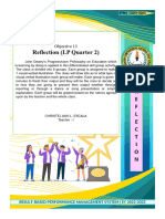 Reflection On LP Quarter 2 Objective 13