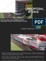 Proposal Bisnis - Revitalisasi Dan Pembangunan Kawasan Pusat Pertokoan & Hotel