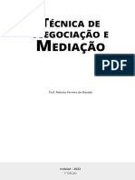 Técnica de Negociação e Mediação