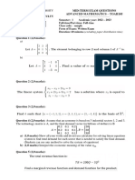 Advanced Maths No1 (Sample)