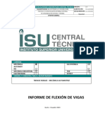 Informe Flexion de Vigas