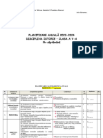 I - 5 - Planificare Calendaristica Clasa V A