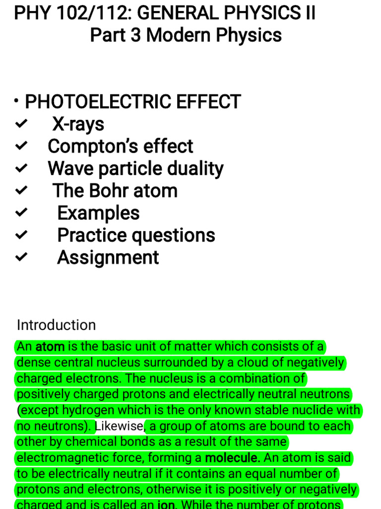 Photoelectric Effect 3 PDF Photoelectric Effect Electron
