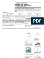 Ciencias Naturales Semana 15 PLANIFICACION SEMANAL - UEMJW