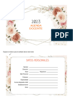 Agenda Docente 16 Editable