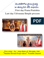 Navaratri Prana Pratishta, Udvasana in Telugu English Kannada Hindi-1
