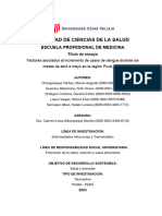 Factores Asociados Al Incremento de Casos de Dengue Durante Los Meses de Abril A Mayo en La Región Piura, 2023