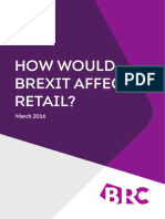 2016 - How Would Brexit Affect Retail