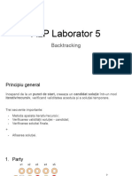 ALP Laborator 5: Backtracking