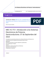Gmail - MEC 4-2 TC1. Introducción A Los Sistemas Electrónicos de Potencia. Semiconductores. 07 de Septiembre Del 2023