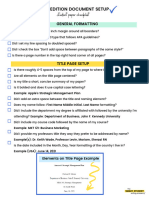 Apa Student Papers Checklist
