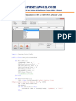 Penjualan Model6 Combobox Dalam Grid