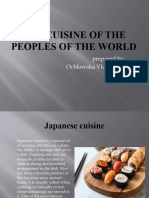 The Cuisine of The Peoples of The World
