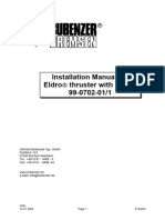 Installation Manual For ELDRO-H Thruster