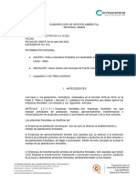 Informe Técnico Visitas Maderables - Tercer Periodo 2022 Los Tres Cedros Puerto Lleras