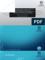 Presentación 2° Informe de Avance - Aplicación de La Transformada Wavelet y La Inteligencia Artificial en Sistemas de Control de Motores Eléctricos