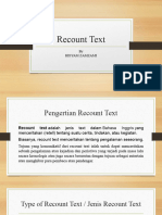 Ppt-Recount Text Hisyam Zamzami