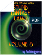 d20 Top Fashion Games Stupid Fantasy Laws Vol. 5