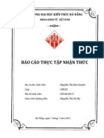 Báo Cáo Thực Tập Nhận Thức: Trường Đại Học Kiến Trúc Đà Nẵng