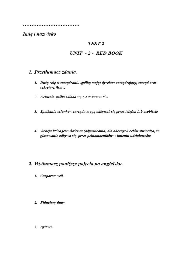 Test 2 Ilec Unit 2 Pdf