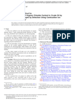 Determination of Organic Chloride Content in Crude Oil by Distillation Followed by Detection Using Combustion Ion Chromatography