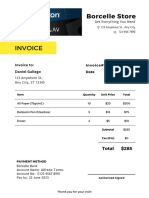 White Simple Invoice