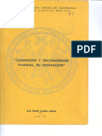 Iicandidosis Y Tricomoniasis V Aginal, Su Asociacion": Facultad DE Ciencias Medicas
