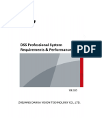 DSS Professional System Requirements and Performance V8.3.0 20230919