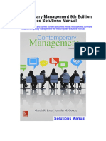 Contemporary Management 9th Edition Jones Solutions Manual