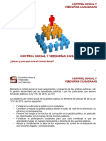 Control Social y Veedurias Ciudadanas 2015