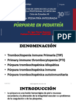 Púrpuras en Pediatría