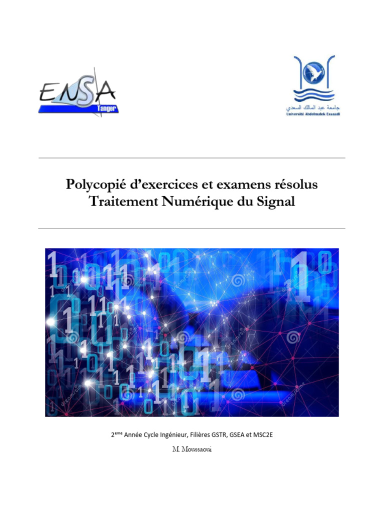 Exercices Corrigés en Traitement du Signal | PDF | Filtre (électronique ...
