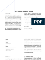 Actividad Análisis de Calidad de Agua