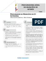 1! PGM Niterói - FGV - 2023