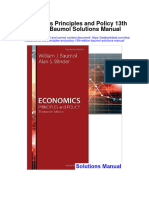 Economics Principles and Policy 13th Edition Baumol Solutions Manual