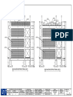 Lamina 4 (Elevaciones Estructurales Eje 1 y 2)