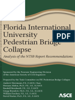 Florida International University Pedestrian Bridge Collapse: Analysis of The NTSB Report Recommendations