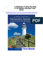 Elementary Statistics A Step by Step Approach 7th Edition Bluman Test Bank