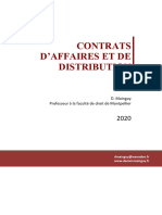 Ob - 061e85 - Les Contrats de Distribution 2020 Regr