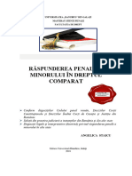 Raspunderea Penala A Minorului - Comparat - DMSP 2017 - 2018