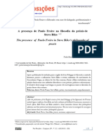 A Presença de Freire Na Filosofia Da Praxis de Biko