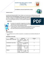 Bases Concurso de Disfraces Con Material de Reciclaje