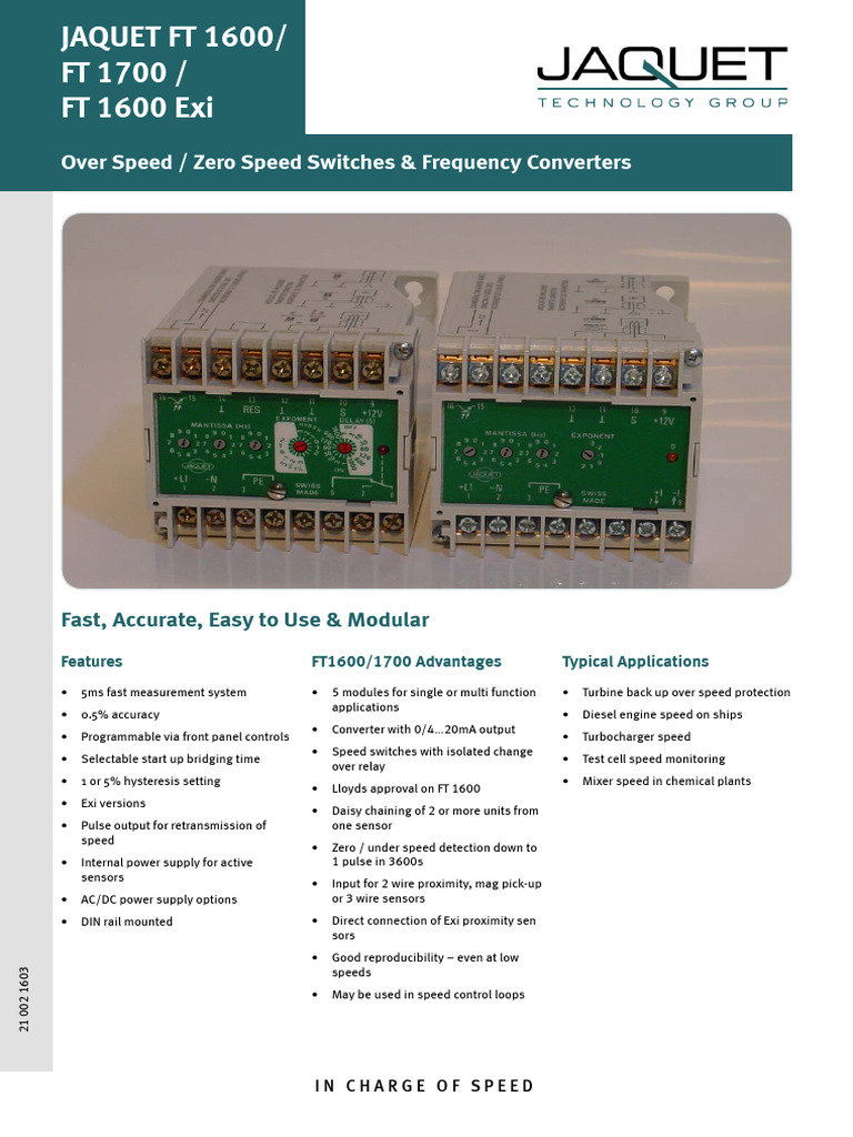 FT 1600 PDF Alternating Current Power Supply