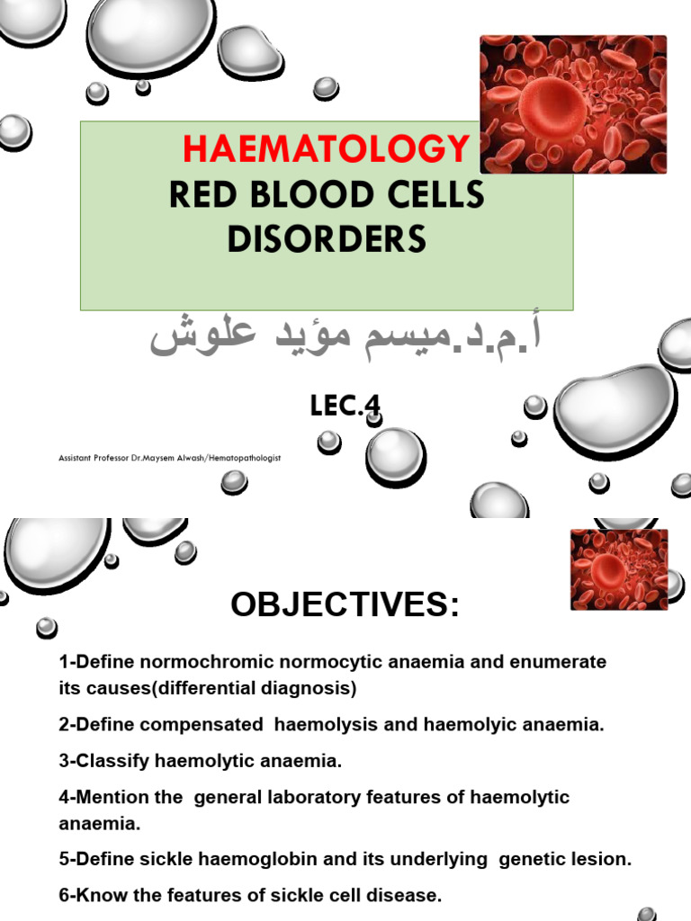 Understanding Hemolytic Anemia Disorders | PDF | Anemia | Red Blood Cell