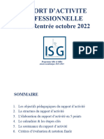 Rapport D'activité Professionnelle - MSc1 2022 2023