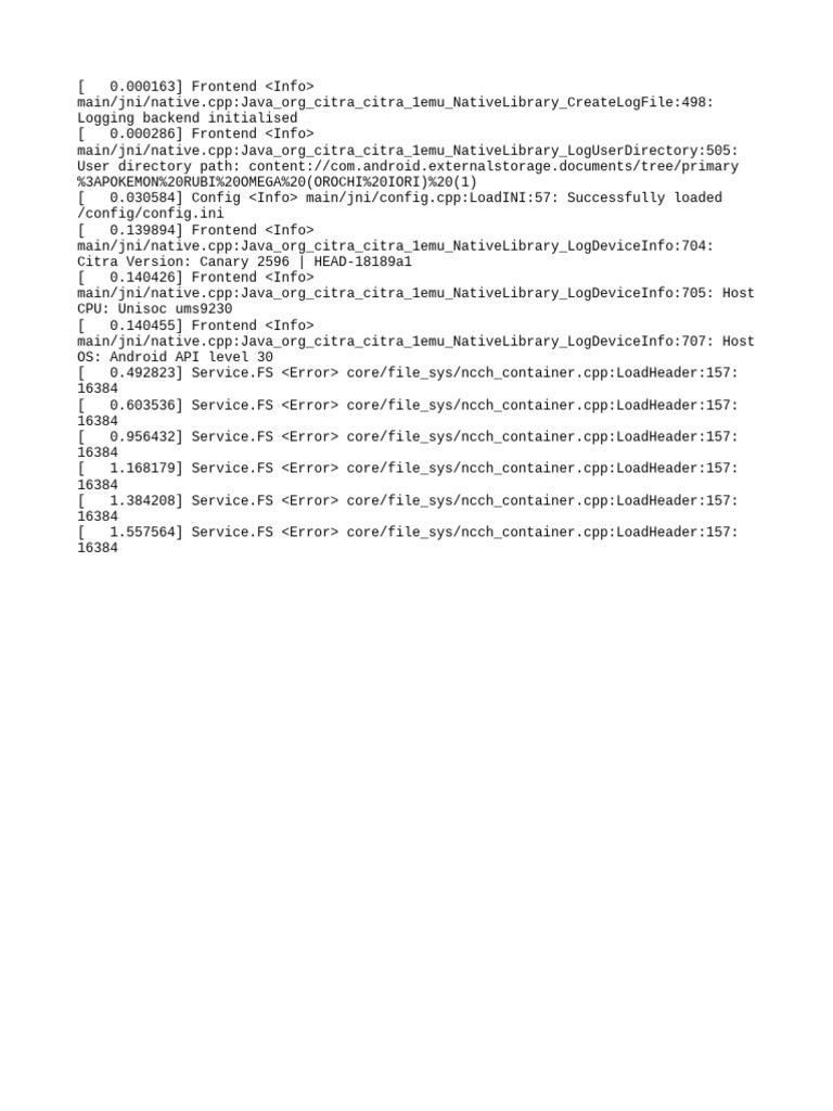 Citra Log | PDF