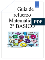 Guia de Refuerzo Matematicas. 2° Basico