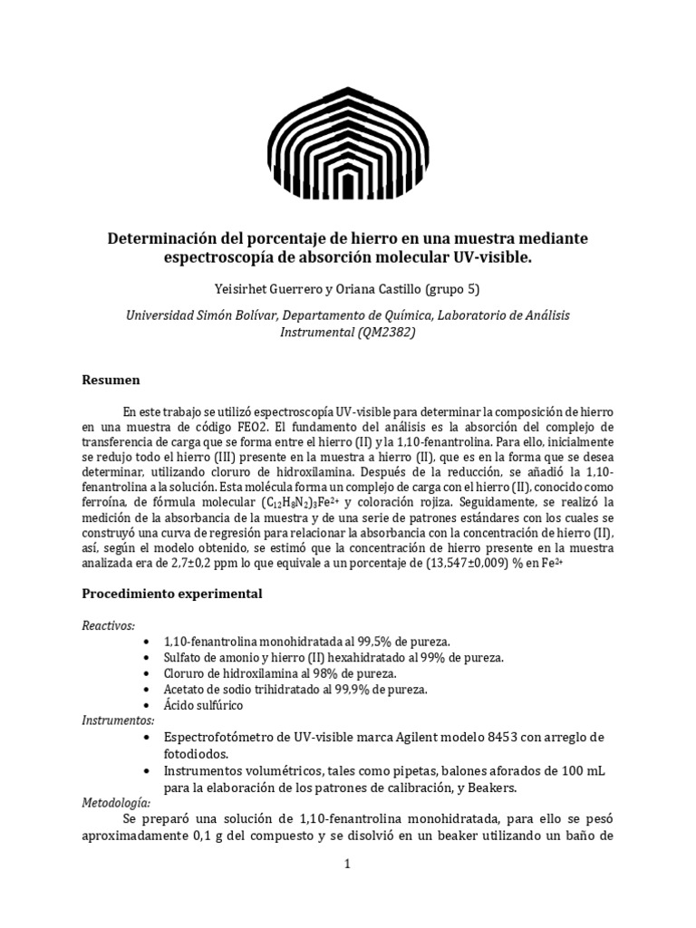 determinaci-n-de-hierro-por-uv-vis-pdf-concentraci-n