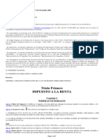 Ley de Régimen Tributario Interno Lrti - Ecuador