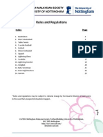 Rules & Regulation of Games